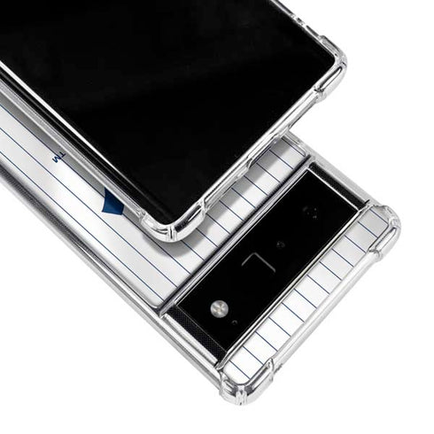 MLB New York Yankees Home Jersey Google Pixel 6 Clear Case